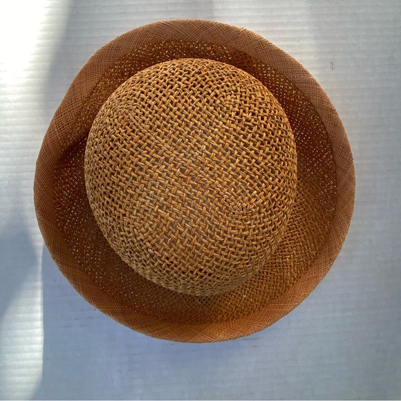 Grevi Mode Firenze‎ Italy Vintage Orange Straw Hat - Picture 10 of 10